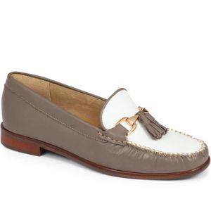 Mocassin pompon femme clearance