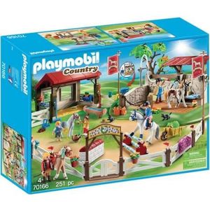 ASSEMBLAGE CONSTRUCTION PLAYMOBIL 70166 - Country -Club de Poneys