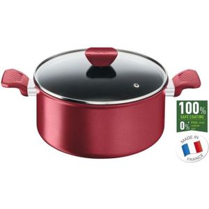 Poêle Grill Daily Chef 26cm Rouge/Noir - TEFAL - E23740 