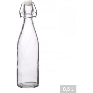 500 ml Effacer bouteilles en verre avec Blanc pompes   Lot de 4 