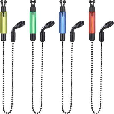 RUANI Lot 4 Indicateurs Alarme Pêche LED Swinger Avec Fermeture Éclair - Kit Carpe