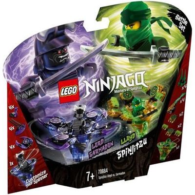 LEGO NINJAGO 70664 Toupies Spinjitzu Lloyd vs. Garmadon