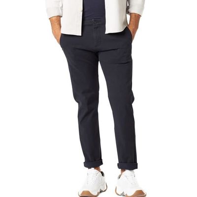 Pantalon Chino Femme Dockers Taille 4 - Bleu Marine à Pois Blancs, Neuf Sans étiquettes, Coton Stretch