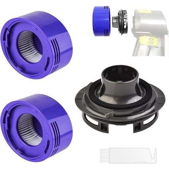Lot De 3 Filtres + 3 éponges Pour Aspirateur V8, V8s, Zaco V80 V85 - Entretien Facile, Performance Optimale - 5