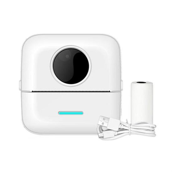 Mini Imprimante Thermique Bluetooth Portable - Compatible Smartphone - Pour étiquettes, Notes, Listes (Papier 57mm Inclus) - 11