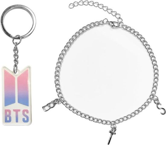 Porte-Clés BTS Kpop - Accessoire Fan, Cadeau Fille, Pendentif Pour Sac Ou Clés - Design Mignon Et Coloré
