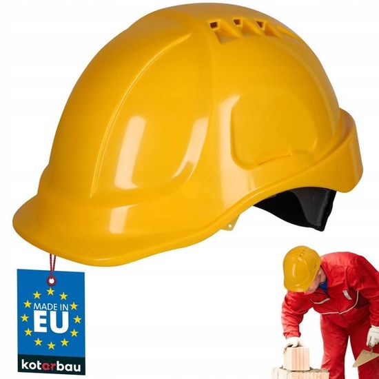 Casque Chantier Kotarbau Blanc Réglable Avec Jugulaire | Protection Anti-Choc Et Confortable | Pour Pro Et Bricolage