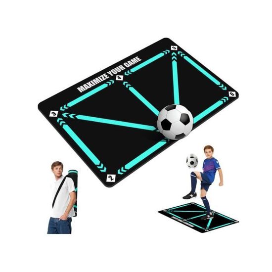 Tapis D'entraînement De Football Racetex Pour Enfants – 90 X 60 Cm – Antidérapant – Contrôle Du Ballon