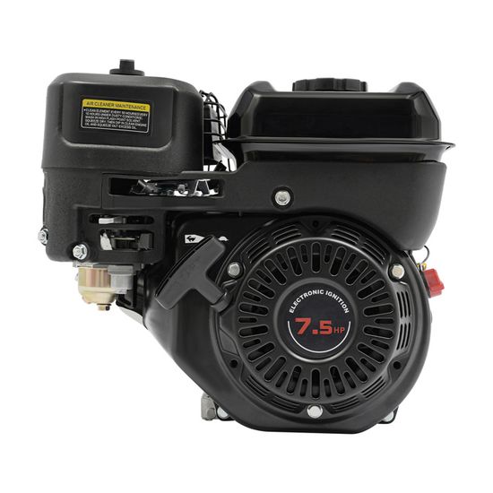 Moteur Essence 4 Temps 7,5 CV 212 Cc - Pour Kart, Mini Moto, Tondeuse, Fendeuse à Bois