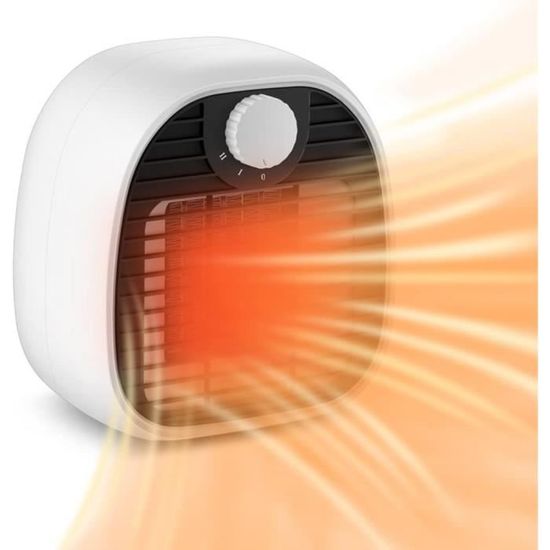 Chauffage Soufflant Céramique Imetec Eco - 3 Niveaux - Thermostat - Économique Radiateur Soufflant