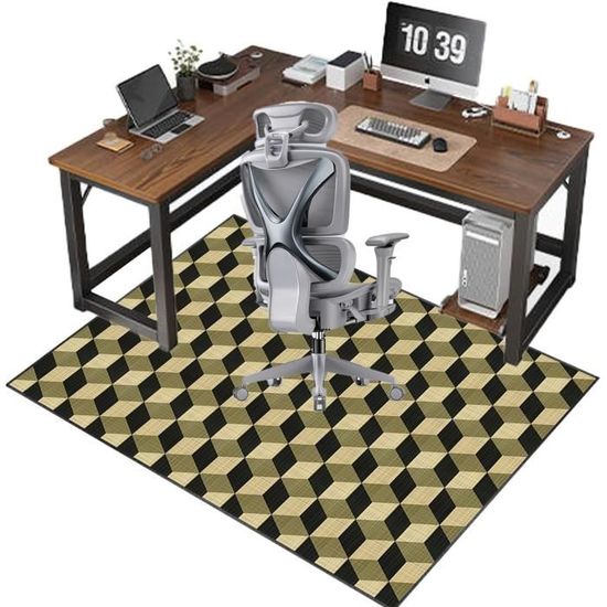 Fzamudng 70 cm Tapis Chaise de Bureau - Ronde Tapis de Sol pour Sols Fzamudng 70 cm Tapis Chaise de Bureau - Ronde Tapis de Sol pour Sols