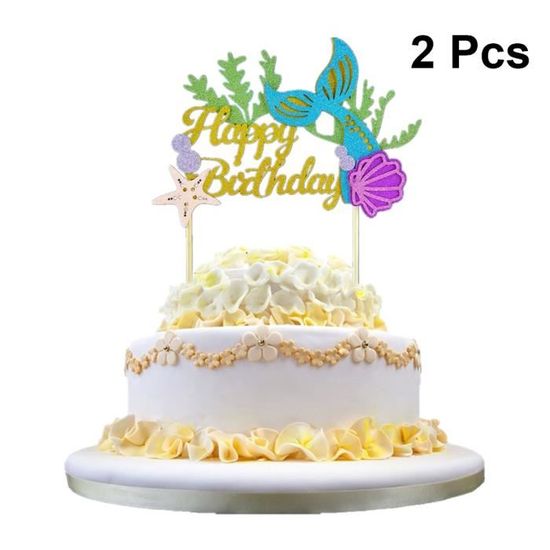 2pcs Queue De Sirene Gateau Topper Shining Shell Sea Star Gateau Dessert Decor Pour Fille Anniversaire Fete De Rassemblement Cdiscount Maison 2pcs Queue De Sirene Gateau Topper Shining Shell Sea Star Gateau Dessert Decor Pour Fille Anniversaire Fete De Rassemblement Cdiscount Maison