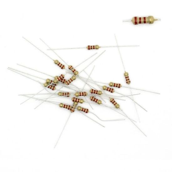 47res065 3kohm 20x R/ésistances carbone /¼W 3k ohm 5/% 0.25w