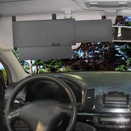 Pare Soleil Voiture Avant Rallonge Pare Soleil Voiture, Pare-Soleil Anti-u00e9blouissant Pare-Voiture Et Bloqueur Rayons UV, Pour Siu00e8ge Avant Conducteur Et Passager,Essentiels Protection Soleil Voiture