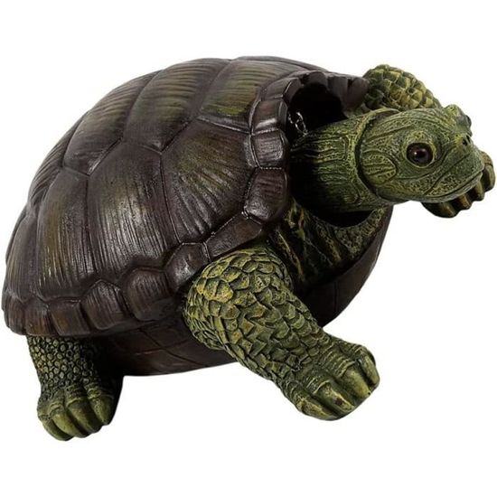 Tortue Figurine Tortue Résine Statue Jardin Sculpture Fish Tank
