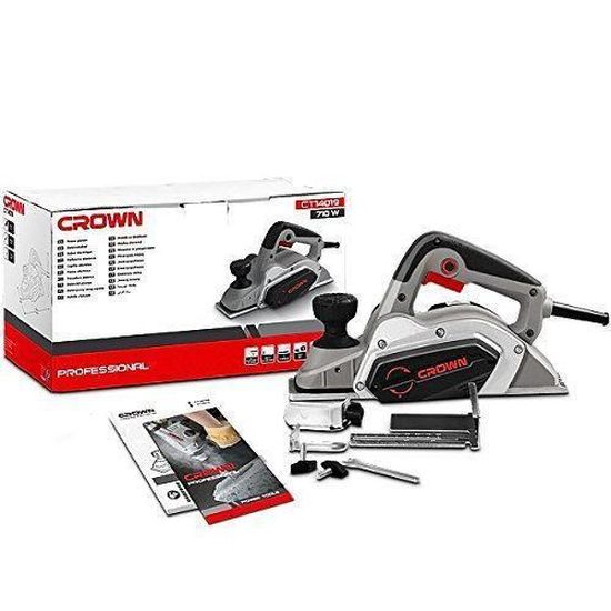 Crown Ct14019x Rabots Ct14019 X Brosse A C Lectrique Pour Bois 710 W Gris Et Noir Achat Vente Grattoir Racloir Crown Ct14019x Rabots Cdiscount