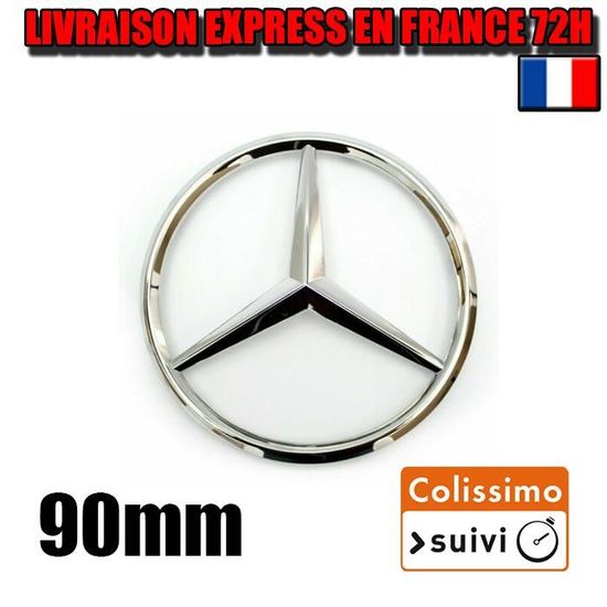 Badge Logo Brillant Mercedes sprinter 90 mm