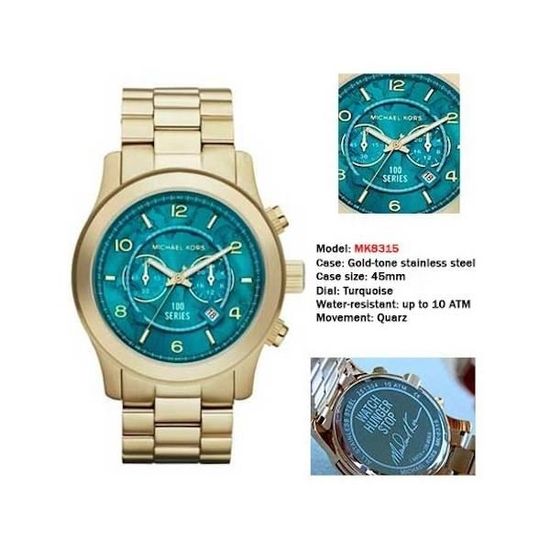 MICHAEL KORS Mod. 100 SERIES OVERSIZED SPECIAL EDITION Achat vente montre Homme Adulte Cdiscount