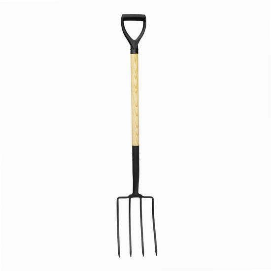 KOTARBAU : ® Fourchette à Pommes de Terre Fourche de Jardin 10 Dents Fourche à Bêcher avec Manche en Métal 120 cm Fourche à Compost à Fumier Outil de Jardinage Accessoire de Jardin - Agriculture Media