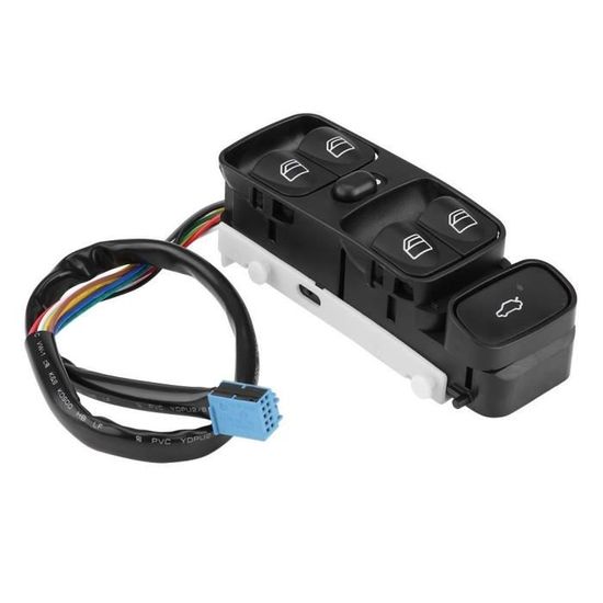 Lot De 4 Boutons De Rechange Pour Lève-vitre BMW – Compatible X5 E53, Série 3 E46 & E90 – Référence 61318381514