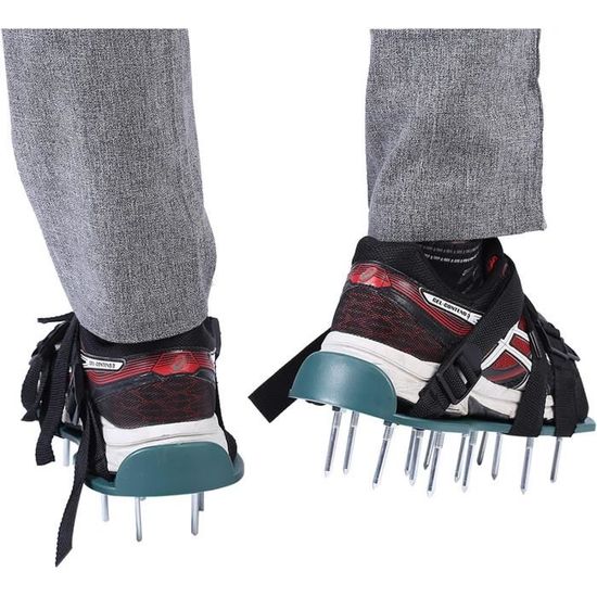 Aerateur Gazon Au00e9rateur De Pelouse Pour Outils De Jardin, Rouleau U00e0 Gazon Manuel De 18 Pouces Avec Poignu00e9e Et Lame En Acier Inoxydable De 56 Pouces, Herbe Du Sol, Outil De Jardin