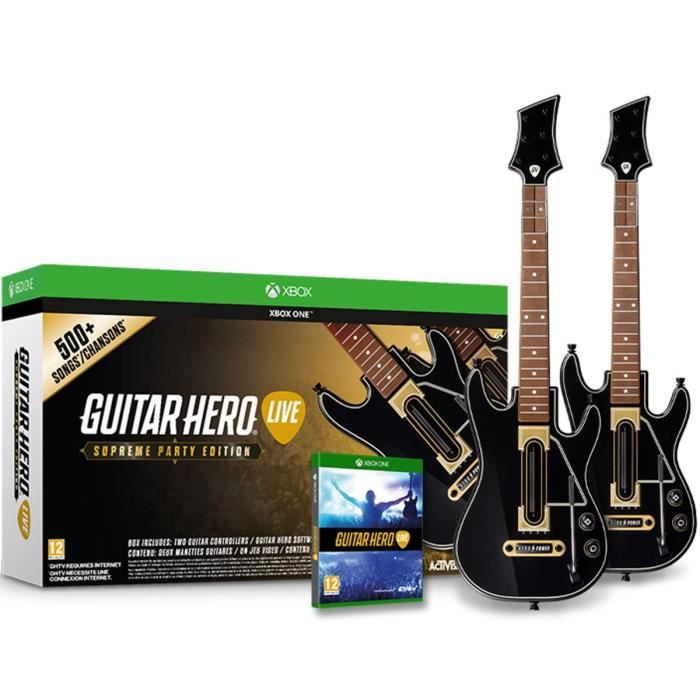 Guitar Hero Live Supreme Party Edition Jeu Xbox One Avis