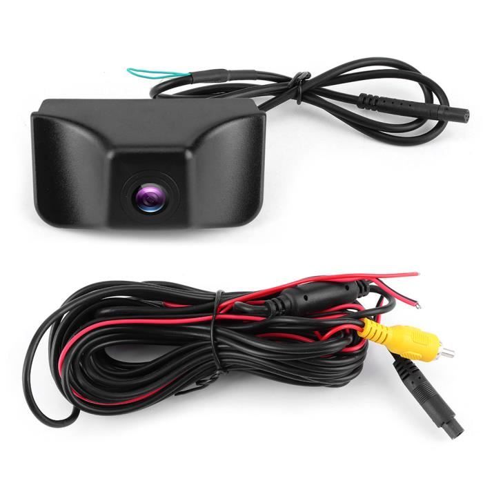 FIHERO Caméra de vision avant CCD IP68 de voiture moniteur d'aide au stationnement de vision nocturne convient pour Jeep Cherokee