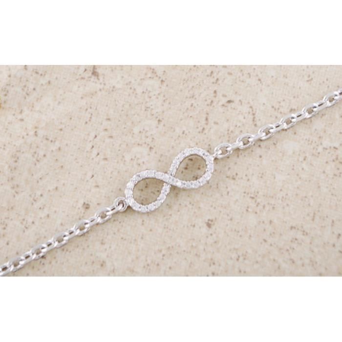 Bracelet - Infini Premium - Argenté