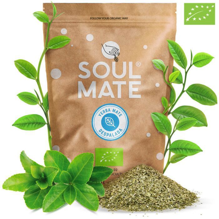 Yerba Maté Soul Mate Despalada - SOUL MATE SIN HUMO DESPALADA 500g - 100 % yerba maté despalada certifiée bio - Haute qualité - Fort