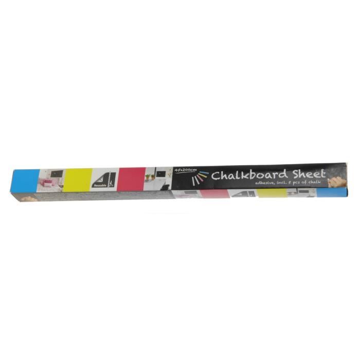 Free and Easy papier d'aluminium noir pour tableau noir 45 x 200 cm