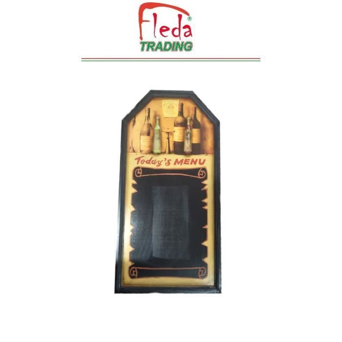 Tableau noir MENU du JOUR pour mur dim. Cm. 80x40
