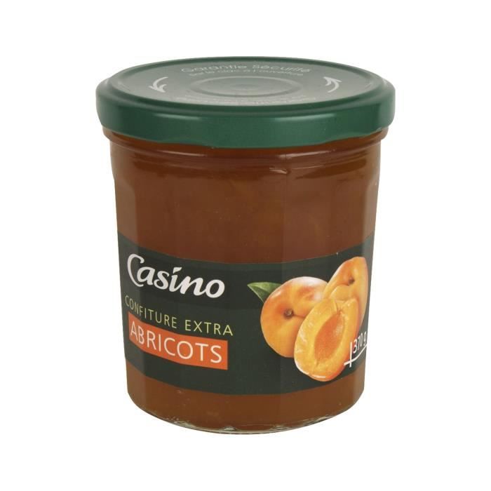 Confiture extra abricots Casino - 370 g