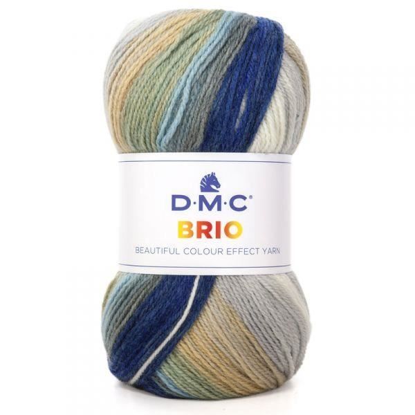 Laine BRIO, DMC 401 Beige bleu