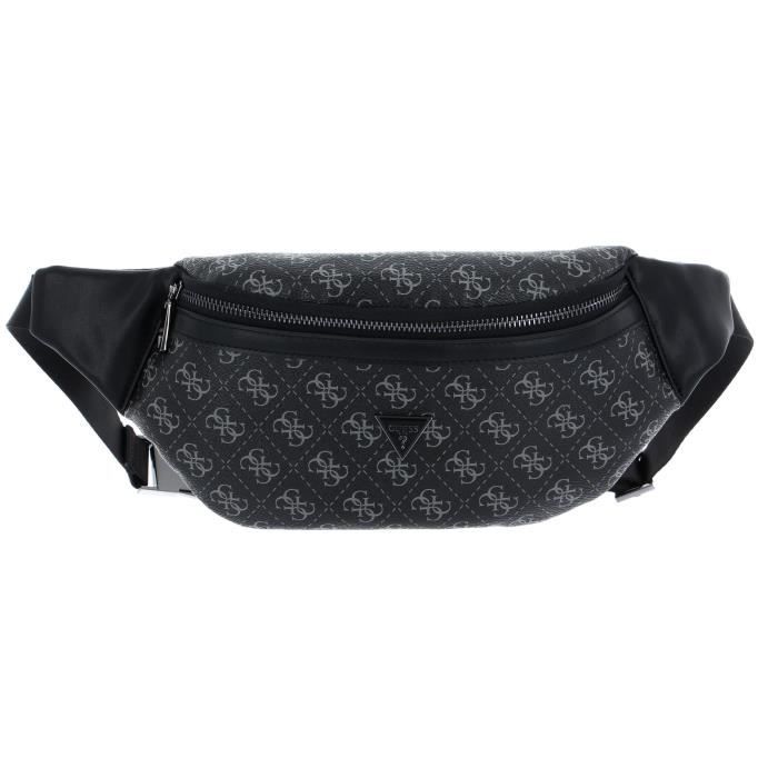 Marsupio GUESS Vezzola Smart M Nero - Bum Bag Moderno Con Logo, Cintura Regolabile