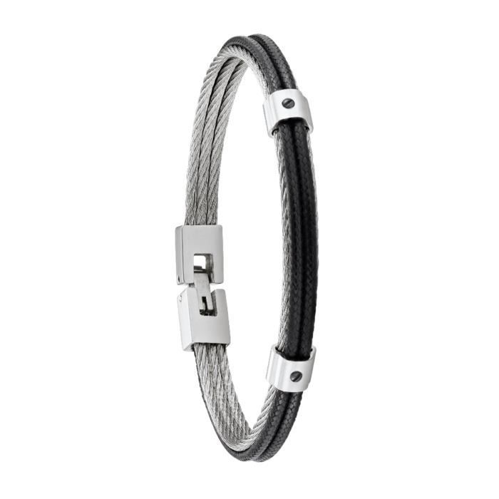 Bracelet homme - JOURDAN - Bracelet homme Jourdan Fuf - Couleur de la matière:Jaune