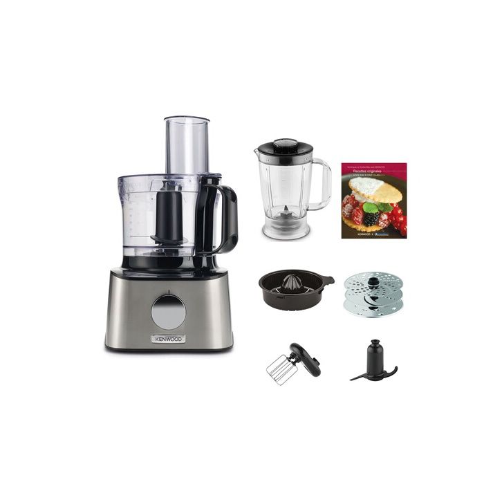 Kenwood Multipro Compact FDM302SS Robot multi-fonctions 800 Watt inox satiné