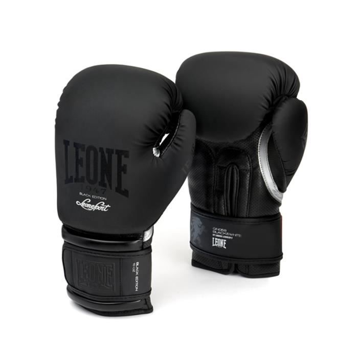 LEONE Gants de boxe Black&White - Homme - Noir