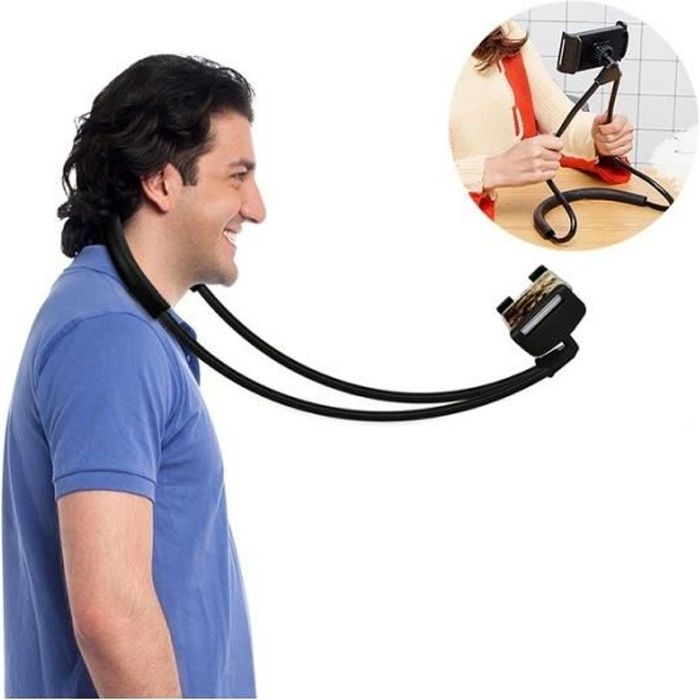 Support Suspendu Cou Stands Collier Support Téléphone Portable Support Universel