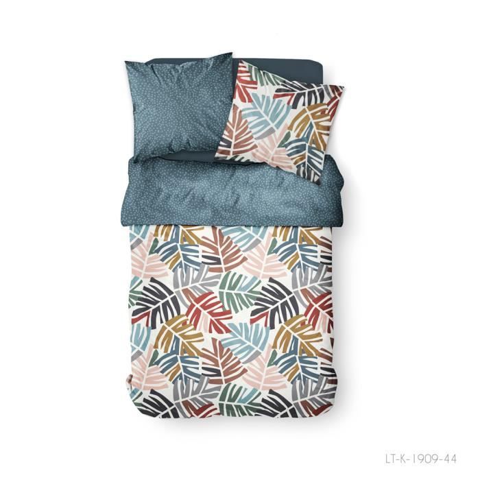 Parure de couette 100% coton 57 fils 240x220 LUCATY