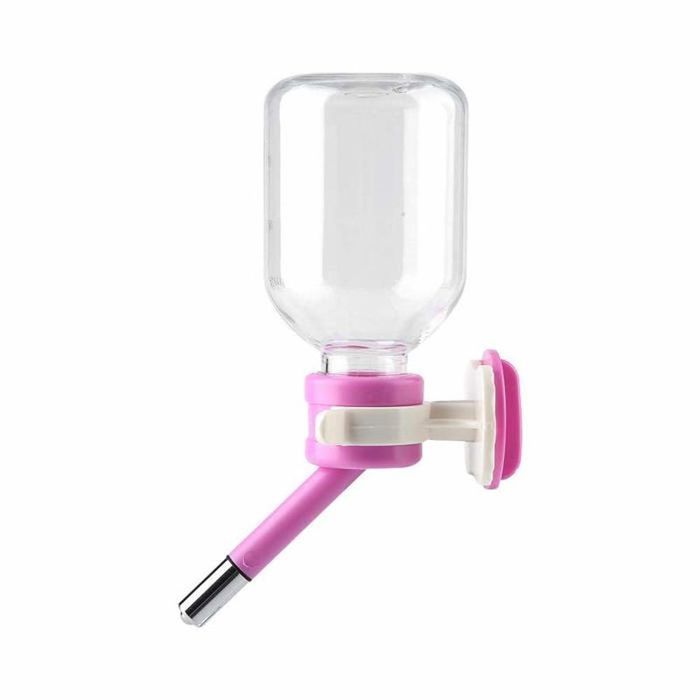 Comparer les prix de Distributeur deau portatif de fontaine de tête de bouteille à boire suspendue pour chien de compagnie (150mL S)