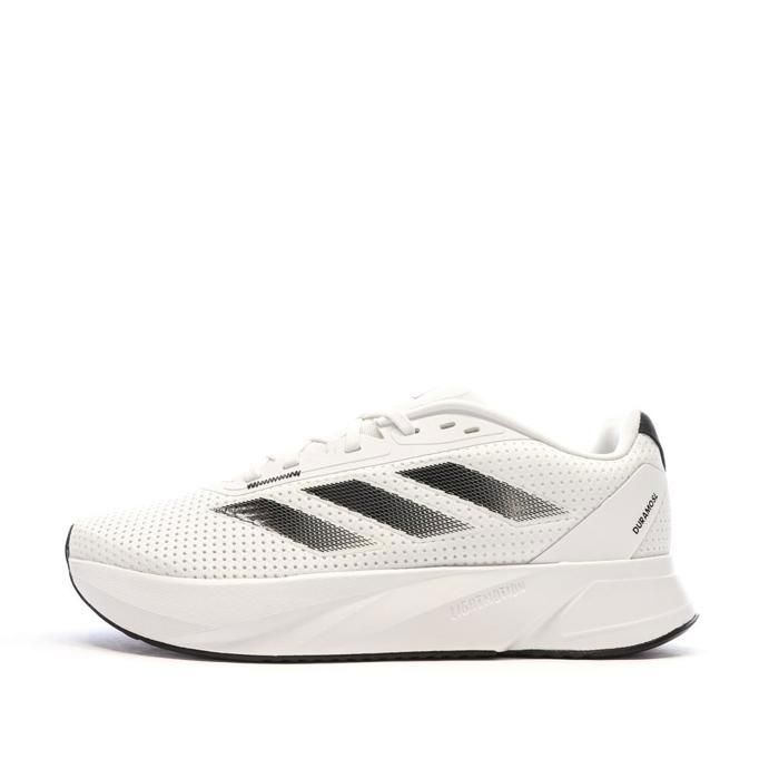 Chaussures de running Blanches/Noires Homme Adidas Duramo