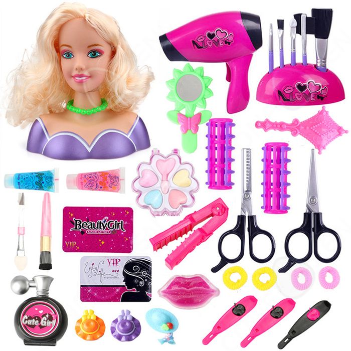 Jouets de salon de coiffure pour filles, ensemble de Benin Jouets de salon de coiffure pour filles, ensemble de Benin
