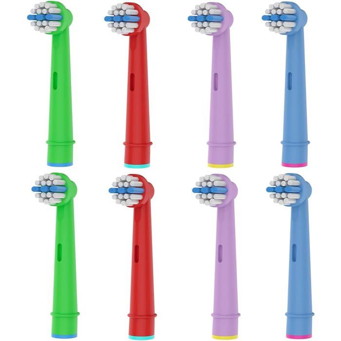 Lot De 8 Têtes De Rechange Pour Brosse à Dents électrique Oral-B (Neuf)