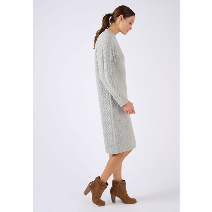 Damart - Robe-pull Thermolactyl - Gris Chiné