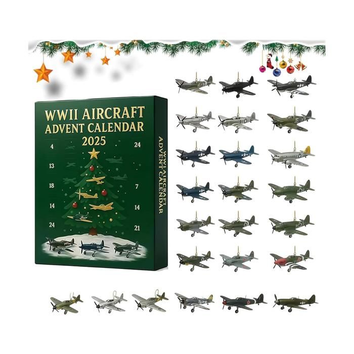 Calendrier De L'Avent 2025 – 24 Pendentifs Chat En Acrylique Scintillant, Décoration De Noël à Collectionner