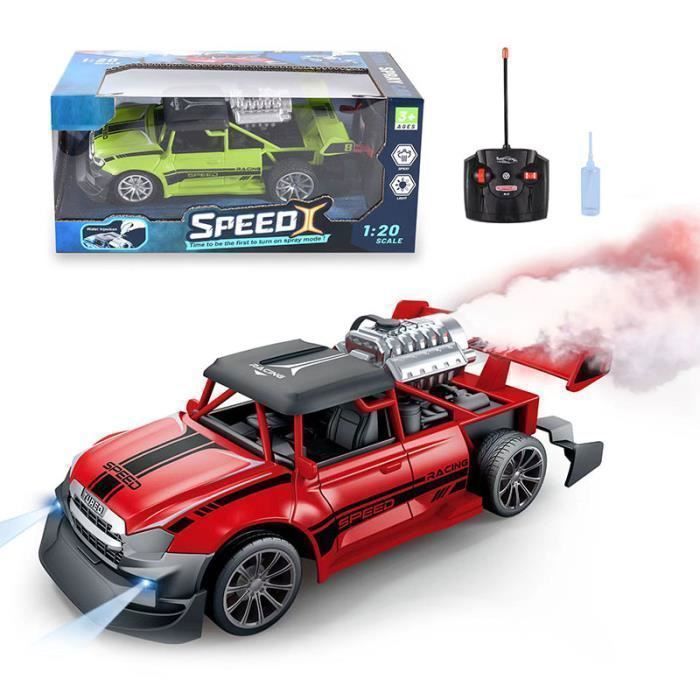Voiture Télécommandée Glückpa – 2,4 GHz – Double Face – 360° Flip – LED – 2 Batteries Rechargeables – Cadeau Enfant 3-9 Ans
