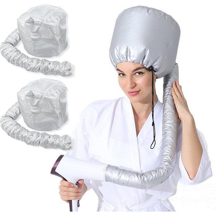 Accessoire sèche-cheveux - casque diffuseur - Sèche-cheveux combiné pour brushing cheveux bouclés