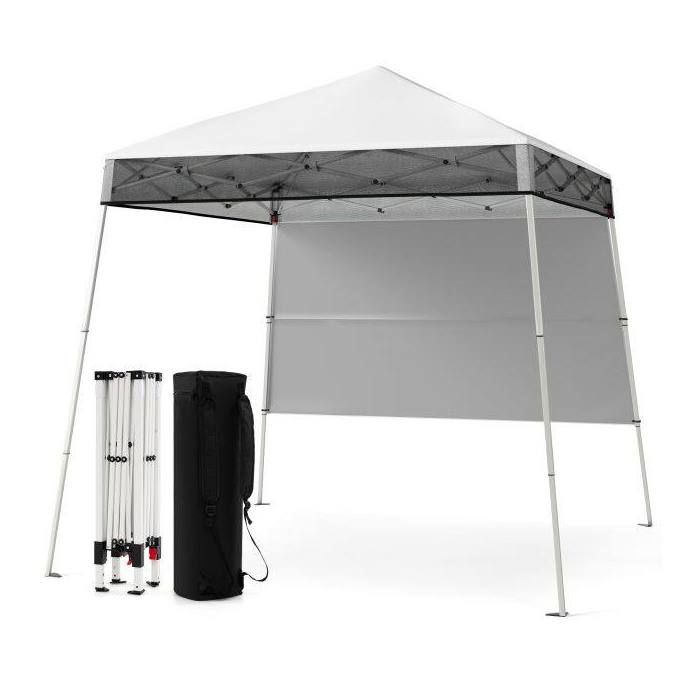 1 paroi latérale tonnelle pliante 210 x 210 cm pour extérieur montage sans outils