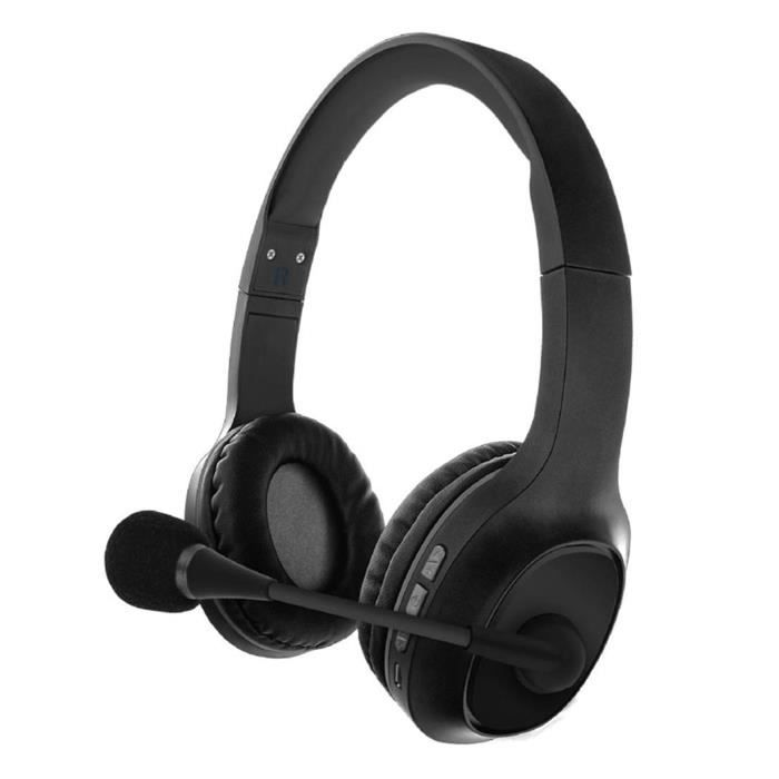 Casque d'écoute pliable sans fil Bluetooth 5.0 avec câble audio de ...