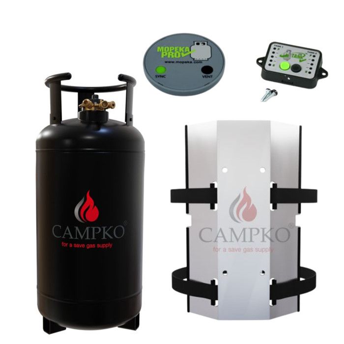 Jauge Bluetooth MOPEKA PRO Pour Bouteille De Gaz - Niveau GPL Sur Smartphone, Installation Magnétique Facile